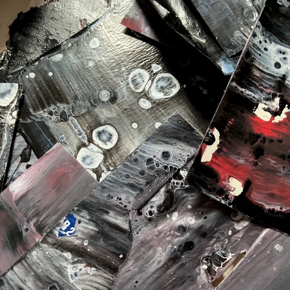 Junk Journal Pack 35+ Hand painted Pieces, Grunge Joy Collection 4- Limited Ed. - Picture 7 of 13